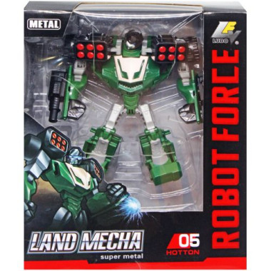 Трансформер MIC Land Mecha робот-машинка 17 см пластик Зеленый (TS-193628)