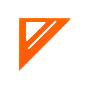 Угольник плотника Mastertool 180 мм пластиковый