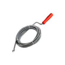 Трос для чистки труб Intertool 9мм x 5м с наконечником