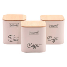 Набор емкостей Maestro 115 x 115 x 122мм слоновая кость (3шт)