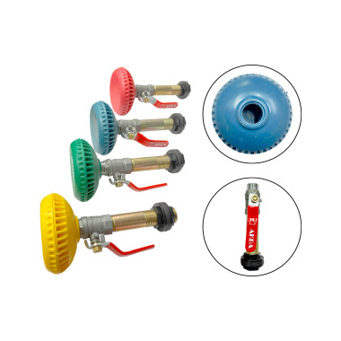 Лейка для летнего душа 160 мм металлическая