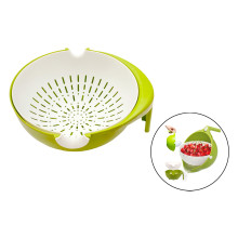 Двойной дуршлаг с миской Mesh Strainer Drain Basket