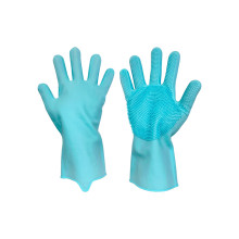 Перчатки для мытья посуды с щеткой Kitchen Gloves