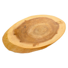 Доска разделочная Eco Tabulas 420 x 230 x 30мм овальная без коры Lux