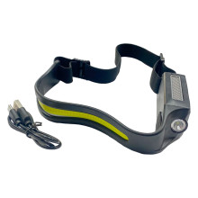 Фонарь налобный BL 1LED x 1COB x Li-Ion