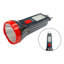 Фонарь ручной Wimpex 160мм x 1LED x 12SMD x 220В