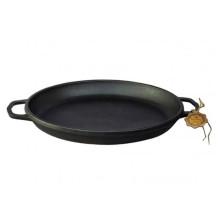 Жаровня чугунная 340 х 40мм (подходит на казан чугунный 8л)