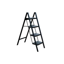 Лестница UNIVERSAL PLUS 4 ступени x 1200мм черная