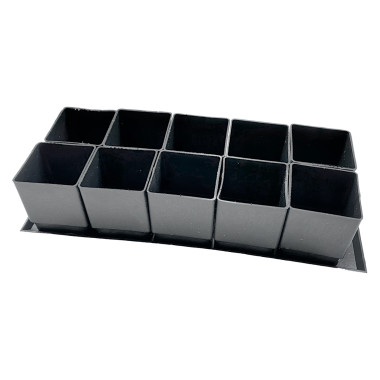 Комплект для россады Xplast 390 х 115мм (поддон+10горшков)