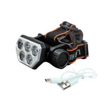 Фонарь налобный аккумуляторный 5LUMEN 3LM+2LED Фонарь налобный аккумуляторный 5LUMEN 3LM+2LED