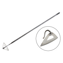 Сапа полукруглая Romania 210мм с металлической ручкой 1400мм