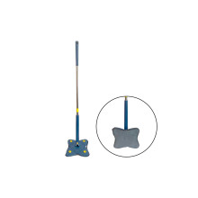 Швабра телескопическая 4 лепестка с отжимом 230х230х1070мм Швабра телескопическая 4 лепестка с отжимом 230х230х1070мм