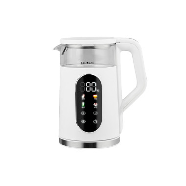Электрочайник стеклянный Maestro 1.7л LED белый