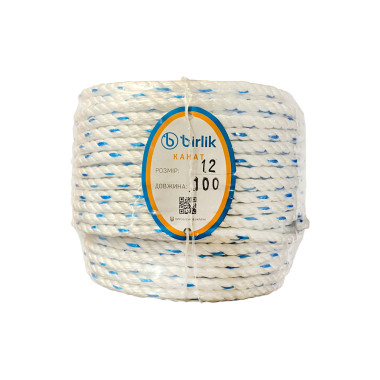 Канат полипропиленовый Birlik 12мм x 100м