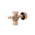 Вентиль газа Intertool - для плиты турист, газовых баллонов и горелок (W21,8 - 14LH x W19,8 - 14DIN4 (GS-0009)