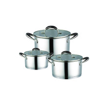 Набор посуды из 3 шт кастрюль из нержавеющей стали Maestro MR-3502-6Ls Серебристый (DR-000017792)