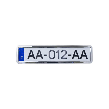 Рамка номерного знака 12Atelie - металлическая хром (951621)