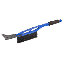 Щетка со скребком Mastertool - 520 мм синяя (84-0004)